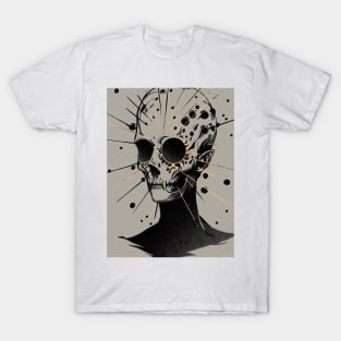 Death Mask Illustration T-Shirt